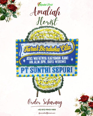 Papan Bunga Duka di Cibeusi