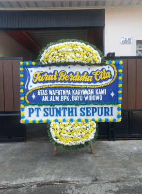 Papan Bunga Duka di Cibeusi